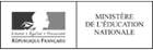 Logo du Ministère de l'éducation nationale et de la jeunesse.