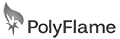 Logo de Polyflame, leader européen du marché des produits et accessoires pour fumeurs.